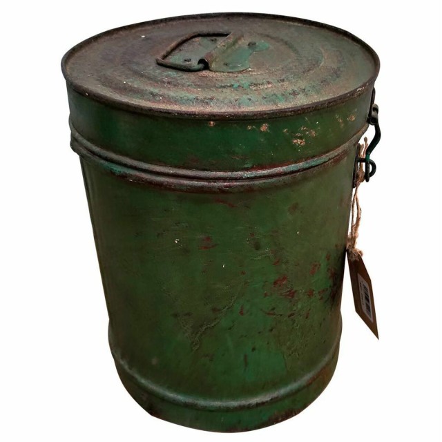 Decorative canister Alexandra House Living Green Iron Traditional styl