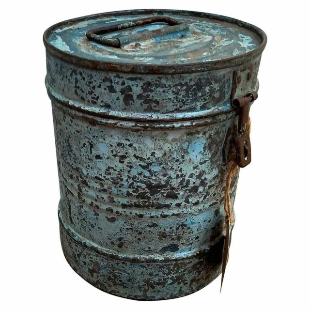 Decoratieve jerrycan Alexandra House Living Blauw Ijzer Traditionele s