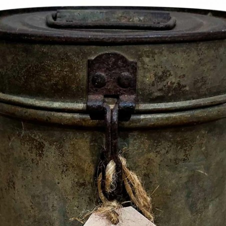 Decorative canister Alexandra House Living Brown Iron Traditional styl