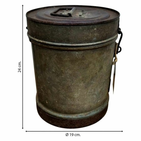 Decorative canister Alexandra House Living Brown Iron Traditional styl