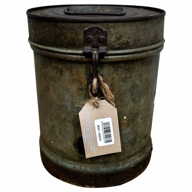 Decorative canister Alexandra House Living Brown Iron Traditional styl