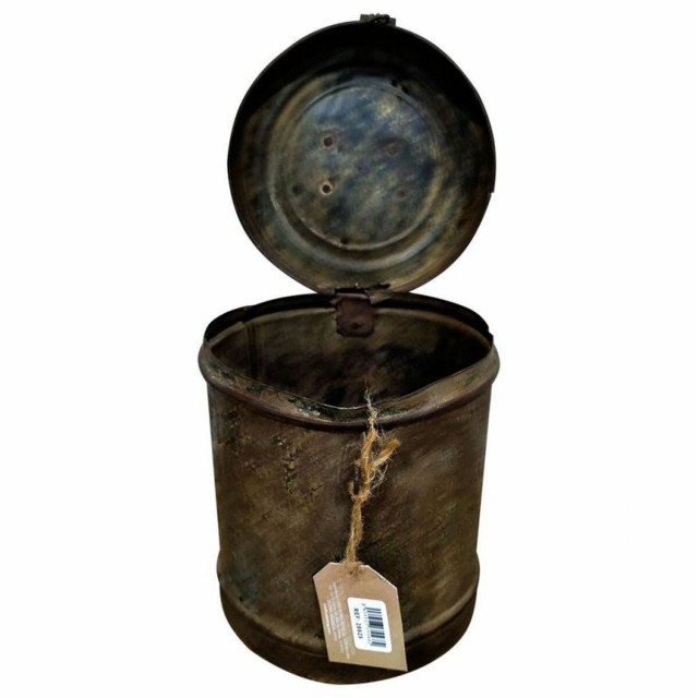 Decorative canister Alexandra House Living Brown Iron Traditional styl