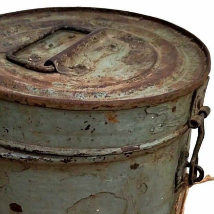 Decorative canister Alexandra House Living Grey Iron Traditional style 2