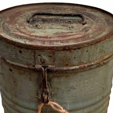 Decorative canister Alexandra House Living Grey Iron Traditional style