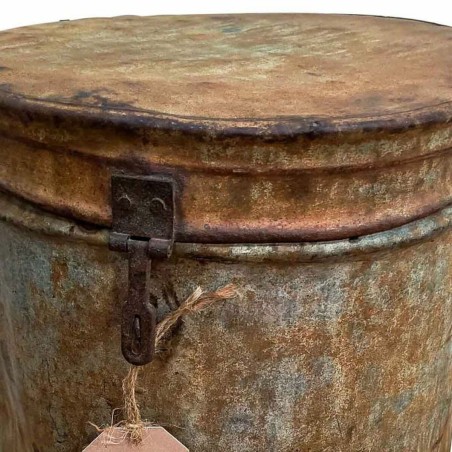 Decorative canister Alexandra House Living Brown Iron Traditional styl