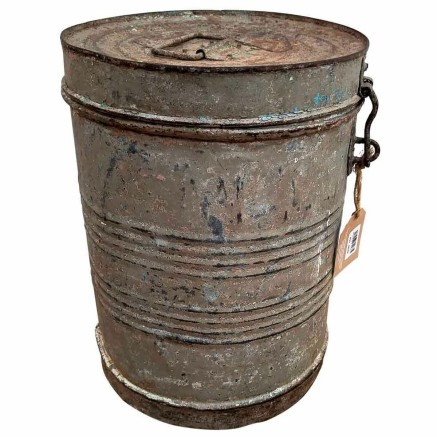 Decorative canister Alexandra House Living Grey Iron Traditional style
