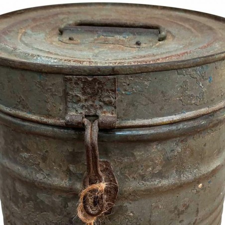 Decorative canister Alexandra House Living Grey Iron Traditional style