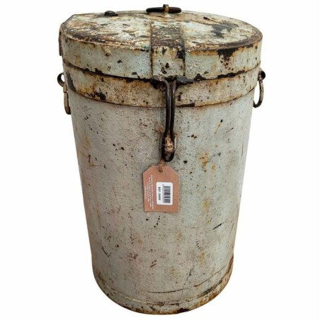 Decorative canister Alexandra House Living Cream Iron Traditional styl