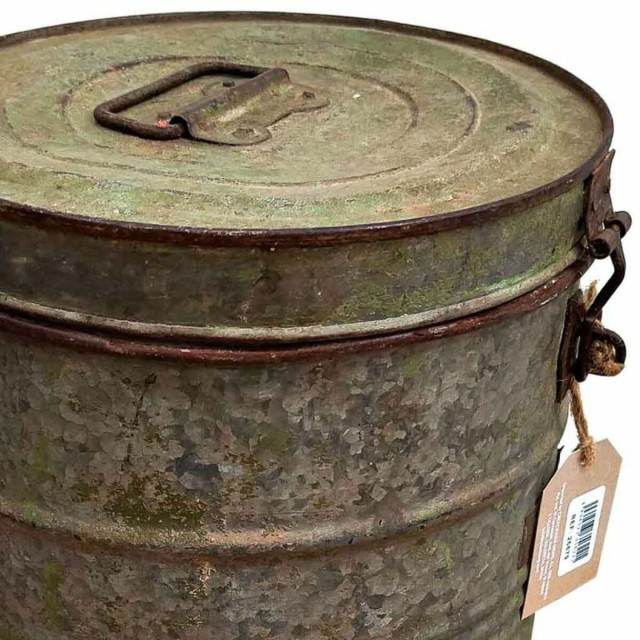 Decorative canister Alexandra House Living Grey Iron Traditional style