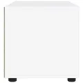 Meuble TV VISNES blanc 60x40x38 cm bois d'ingénierie