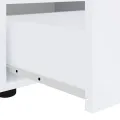 Meuble TV VISNES blanc 60x40x38 cm bois d'ingénierie
