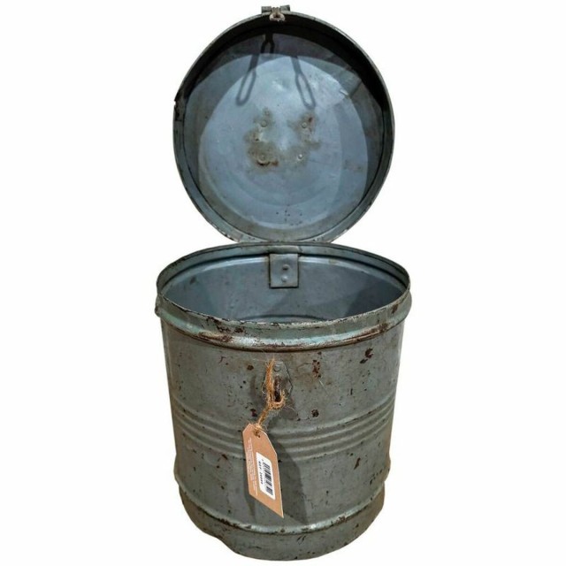 Decorative canister Alexandra House Living Grey Iron Traditional style
