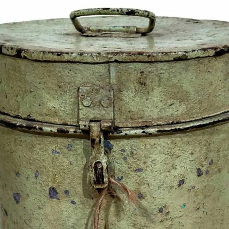 Dekorativer Kanister Alexandra House Living Creme Eisen Handwerks-Stil