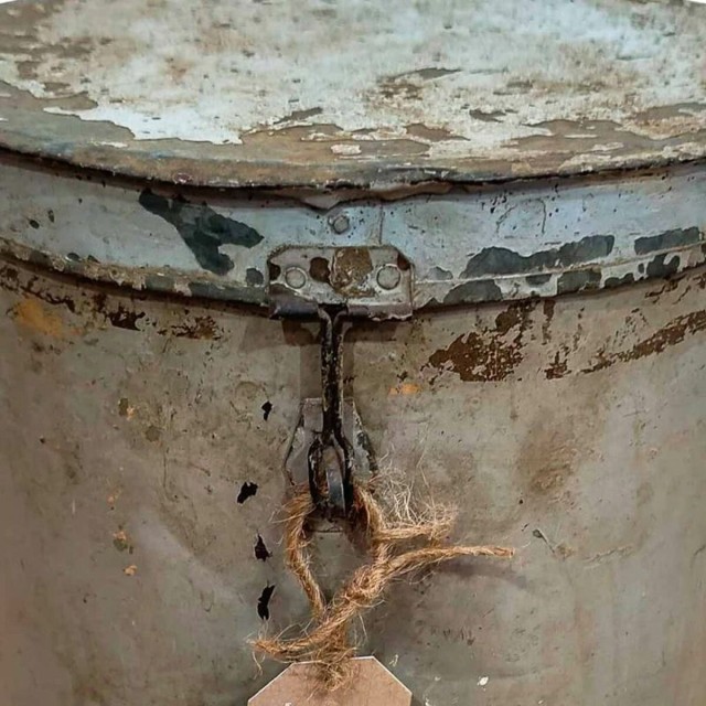 Dekorativer Kanister Alexandra House Living Creme Eisen Handwerks-Stil