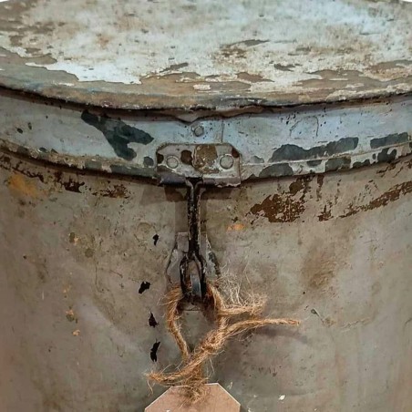 Dekorativer Kanister Alexandra House Living Creme Eisen Handwerks-Stil