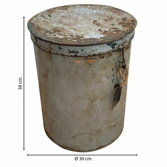 Decorative canister Alexandra House Living Cream Iron Traditional styl