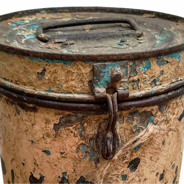 Decoratieve jerrycan Alexandra House Living Crème Ijzer Traditionele