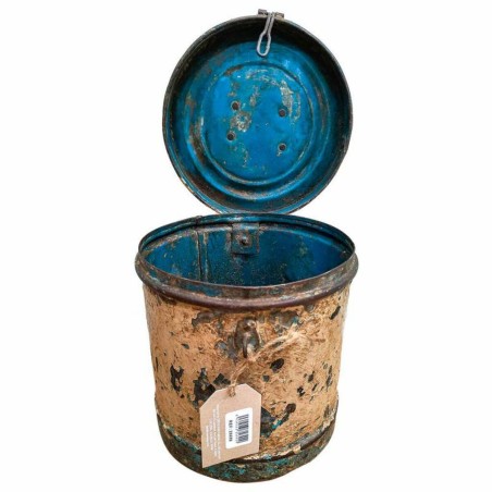 Dekorativer Kanister Alexandra House Living Creme Eisen Handwerks-Stil