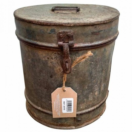 Decorative canister Alexandra House Living Grey Iron Traditional style