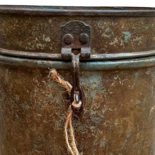 Decorative canister Alexandra House Living Brown Iron Traditional styl