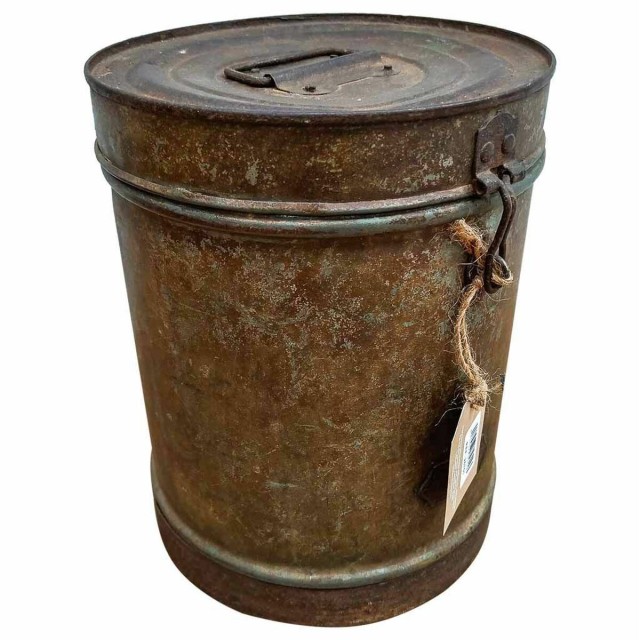 Decorative canister Alexandra House Living Brown Iron Traditional styl