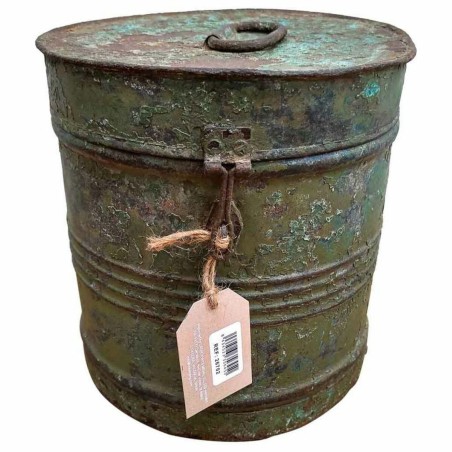 Bidon décoratif Alexandra House Living Marron Fer Style artisanal 24