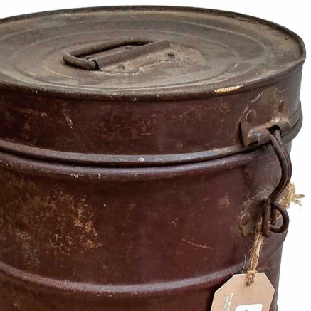 Decorative canister Alexandra House Living Brown Iron Traditional styl 2