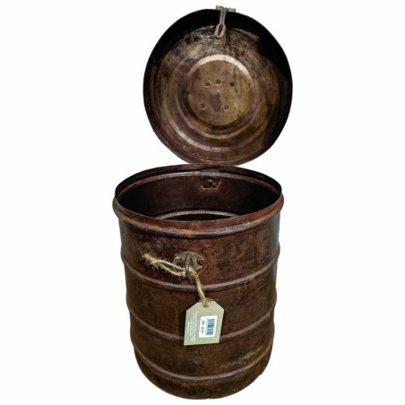 Decorative canister Alexandra House Living Brown Iron Traditional styl