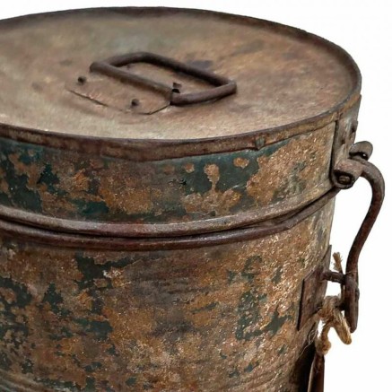 Decorative canister Alexandra House Living Brown Iron Traditional styl 2