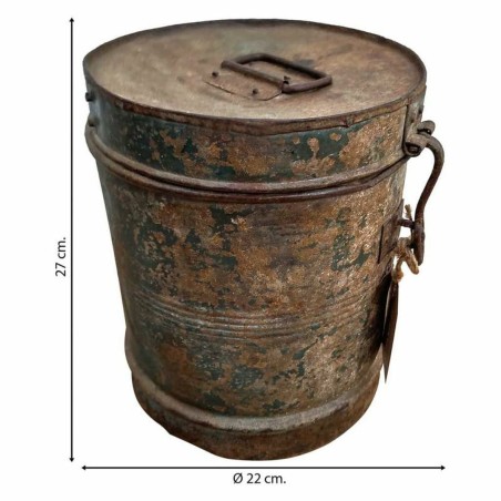 Decorative canister Alexandra House Living Brown Iron Traditional styl