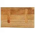 Dessus de table à bord vivant 50x30x3,8 cm bois massif manguier