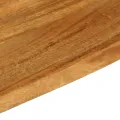 Dessus de table à bord vivant 50x30x3,8 cm bois massif manguier