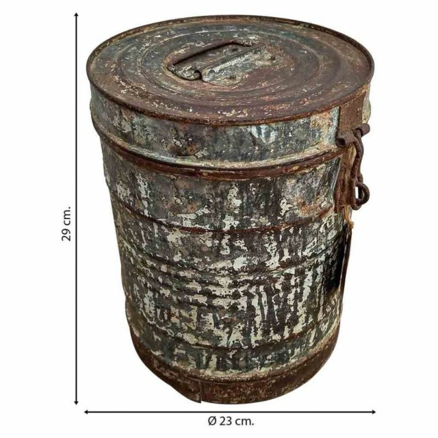 Decorative canister Alexandra House Living Brown Iron Traditional styl