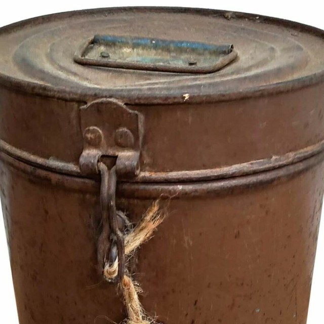 Decorative canister Alexandra House Living Brown Iron Traditional styl