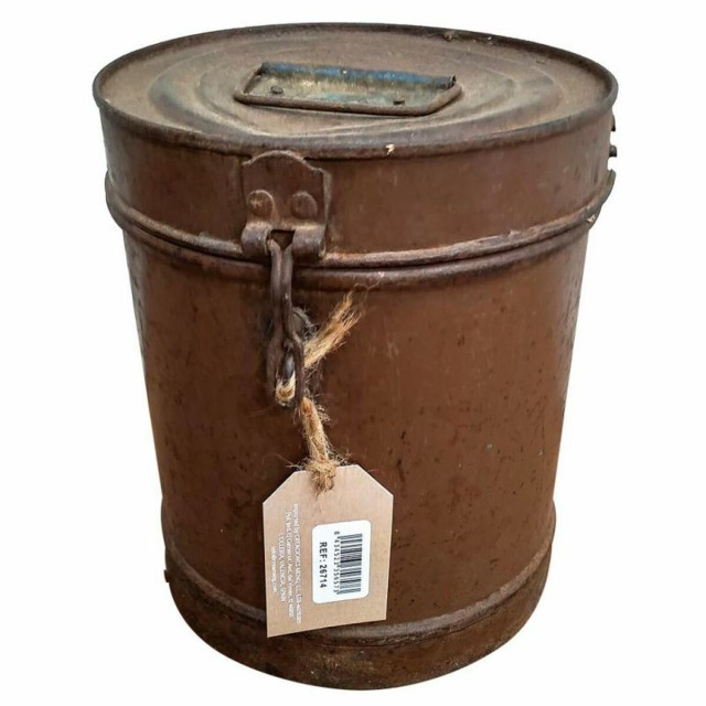 Decorative canister Alexandra House Living Brown Iron Traditional styl