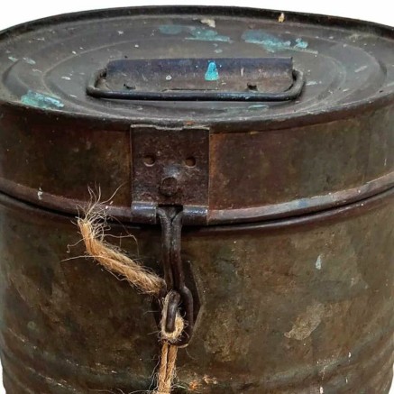 Decorative canister Alexandra House Living Brown Iron Traditional styl 2