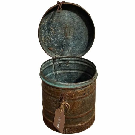 Decorative canister Alexandra House Living Brown Iron Traditional styl