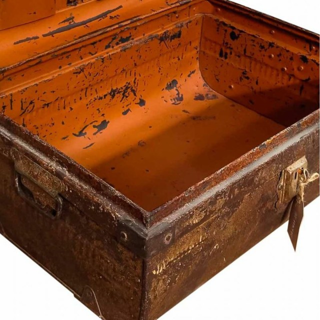 Valise décorative Alexandra House Living Marron Fer Style artisanal 4