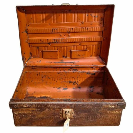 Valise décorative Alexandra House Living Marron Fer Style artisanal 4