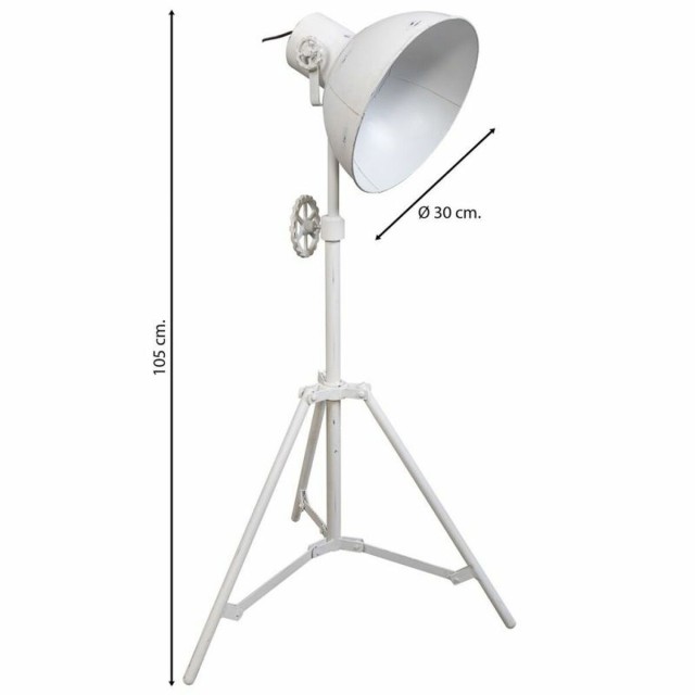 Vloerlamp Alexandra House Living Wit 30 x 105 x 30 cm