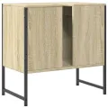 Armoire lavabo de salle de bain chêne sonoma 60x33x60 cm