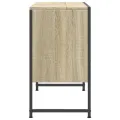 Armoire lavabo de salle de bain chêne sonoma bois d'ingénierie