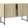 Armoire lavabo de salle de bain chêne sonoma bois d'ingénierie
