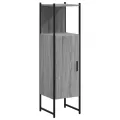 Armoire de salle de bain sonoma gris 33x33x120,5 cm