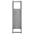 Armoire de salle de bain sonoma gris 33x33x120,5 cm