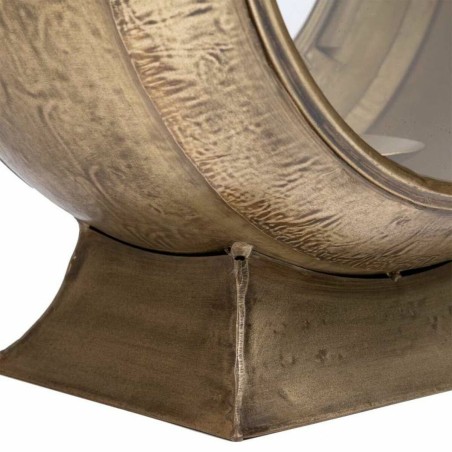 Kerzenhalter Alexandra House Living Gold Metall Glas Eisen 21 x 47 x 3