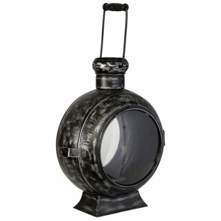 Candelero Alexandra House Living Negro Vidrio Hierro 21 x 40 x 29 cm
