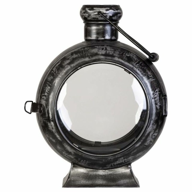 Candelero Alexandra House Living Negro Vidrio Hierro 21 x 40 x 29 cm