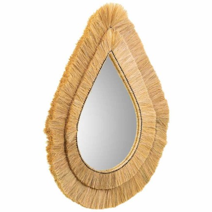 Wall mirror Alexandra House Living Brown 80 x 3 x 62 cm Drop