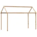 Lit superposé sans matelas 90x200 cm bois de pin massif